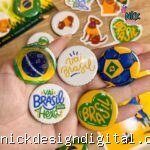 Artes para bottons Copa 2026 (Estúdio G19)