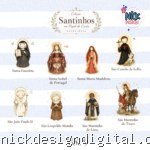 Kit Santos em Papel de Carta (Vol.9) — Santos da Misericórdia e da Caridade
