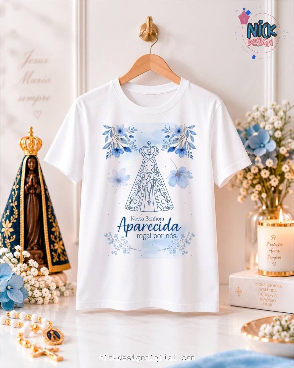 N. Senhora Aparecida - Artes Camisas - Imagem 1