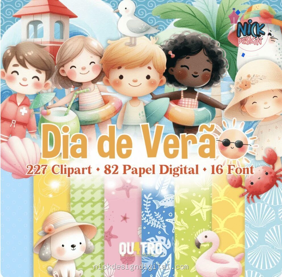Dia de Verão - Kit Digital - Imagem 1