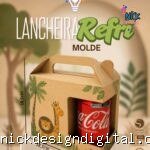 Maleta Lancheirinha com Refrigerante - Molde