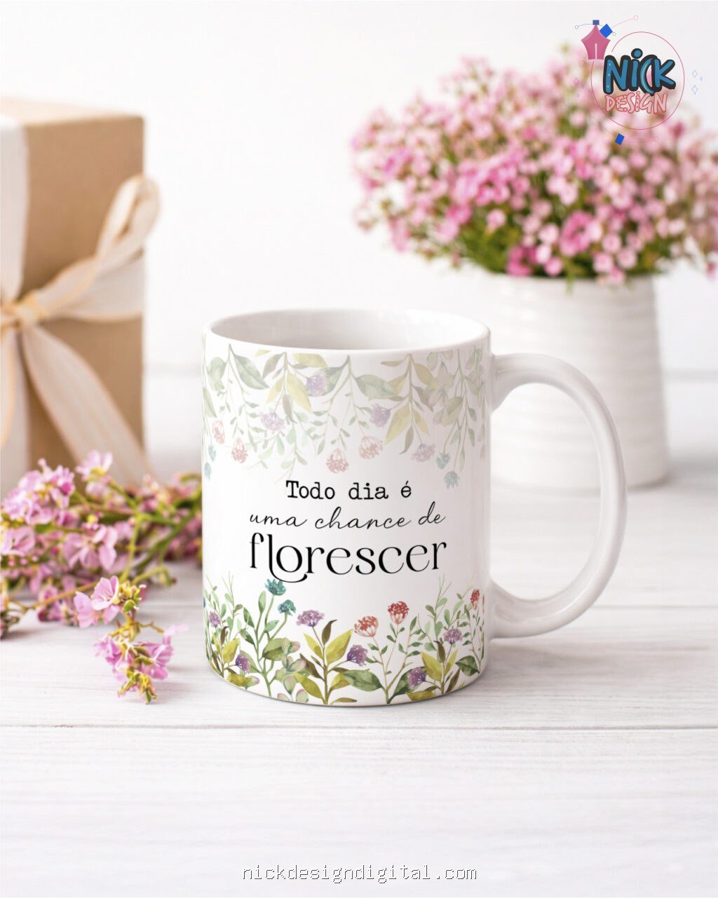 Frases Florescer - Artes para Caneca - Imagem 19