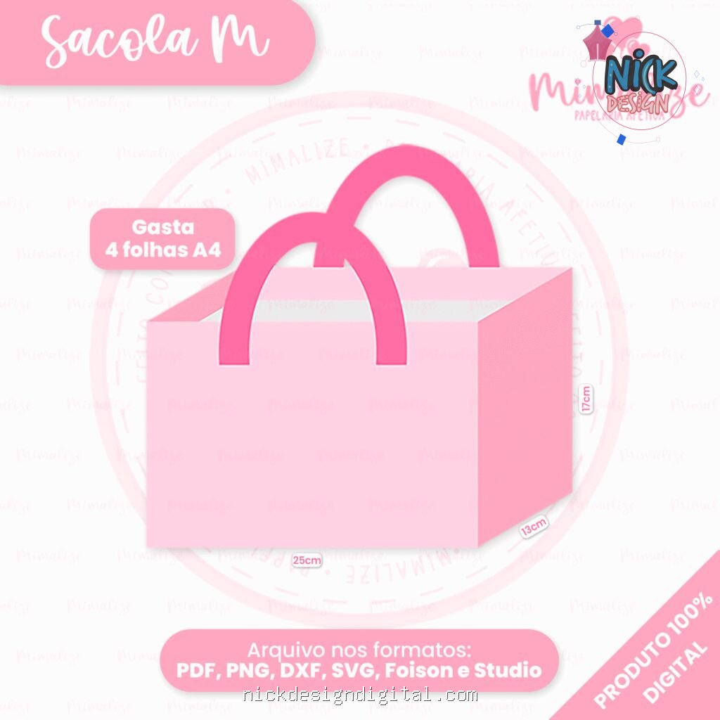 Molde Sacola M - Imagem 1