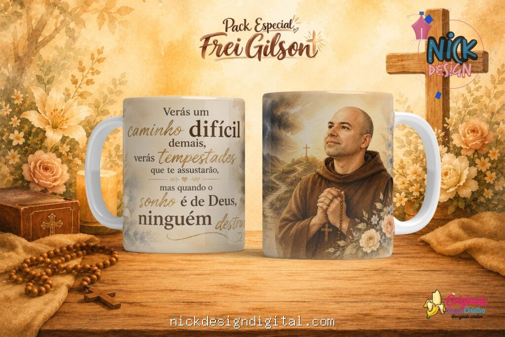 Coleção Frei Gilson - Artes para Canecas - Imagem 2