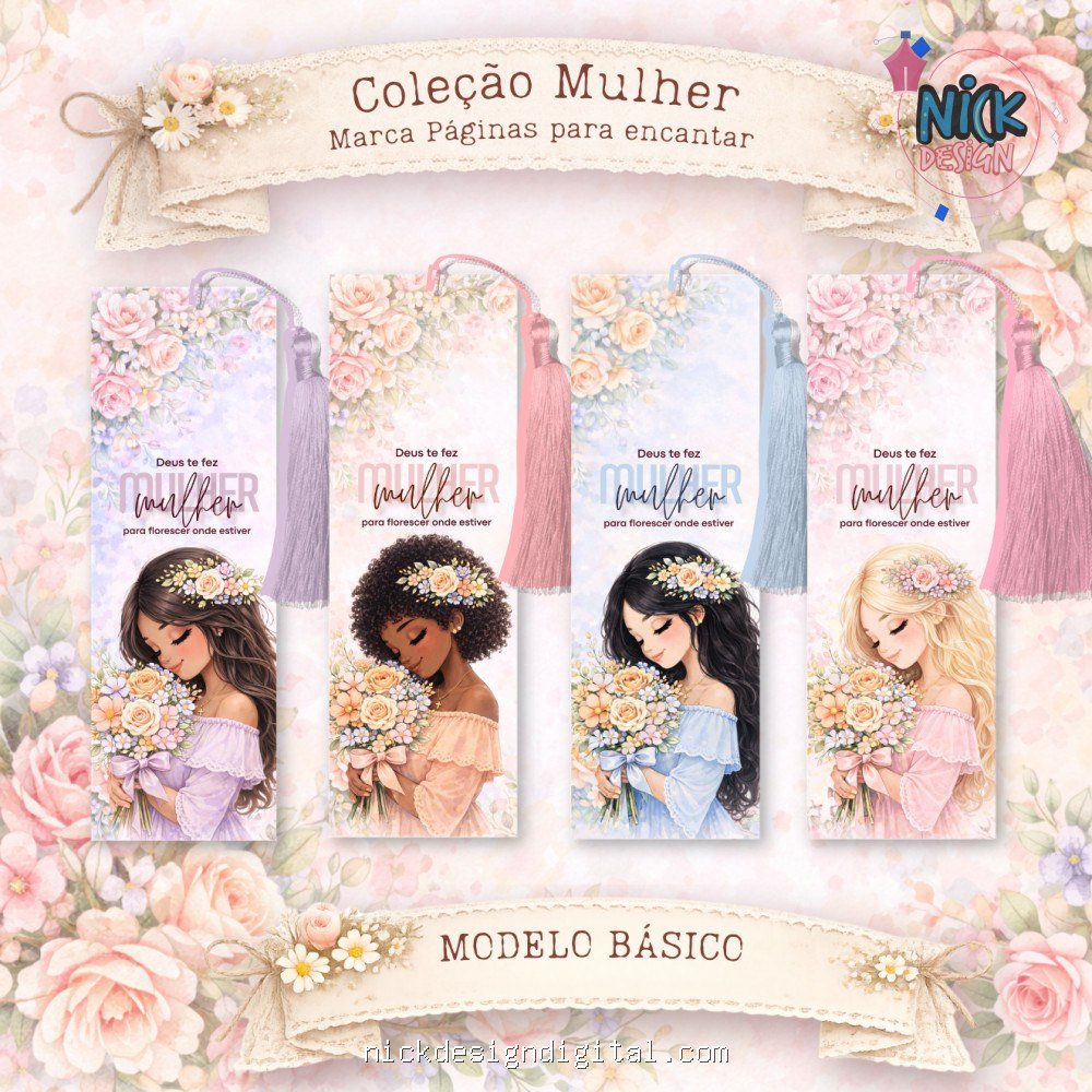 Marca Página - Coleção Mulher