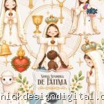 Santos - Nossa Senhora de Fátima - Ilustrações (Tita)