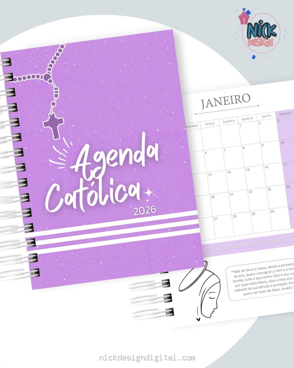 Agenda Católica 2026 (Abelhinha) - Imagem 10