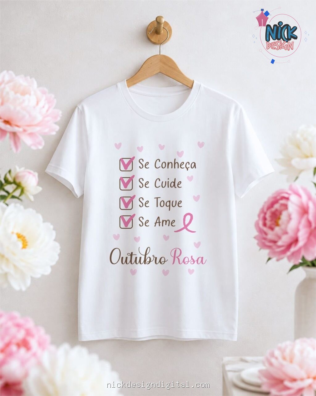 Kit Camisas Outubro Rosa V7 - Imagem 5