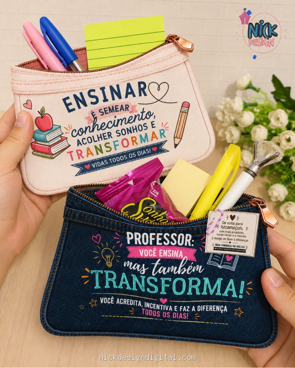 Envelope Estojo - Professores e Volta às Aulas - Imagem 1