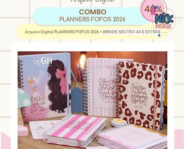 COMBO Planners 2026 (Estúdio G19) - Imagem 1