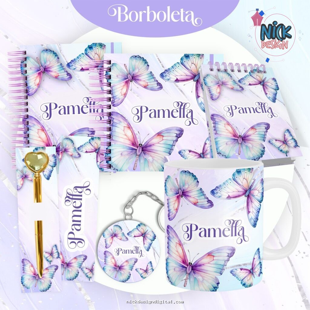 Combo Borboleta - Encadernação (Pamella) - Imagem 1