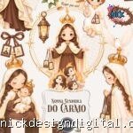 Santos - Nossa Senhora do Carmo - Ilustrações (Tita)