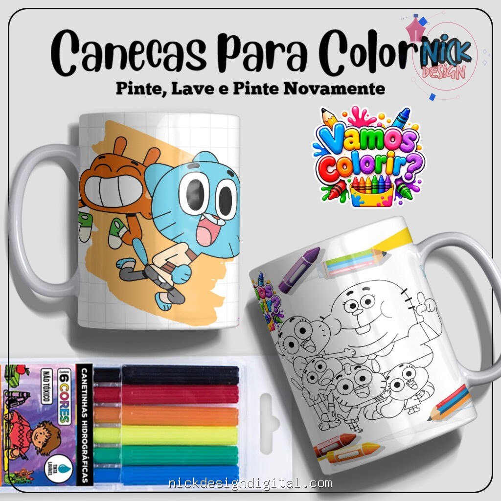 Coleção Dia das Crianças para colorir 2026 - Imagem 15