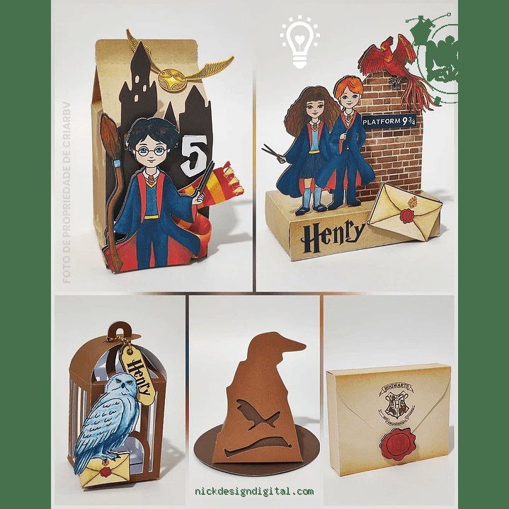 Harry Potter - Kit Festa Pronta - Imagem 1
