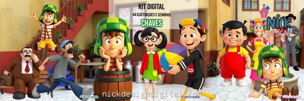 Chaves 3D - Kit Digital - Imagem 1