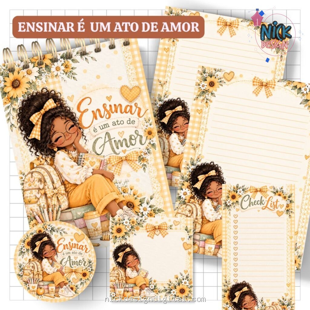 Kit Amarelo - Ensinar com amor - Imagem 1