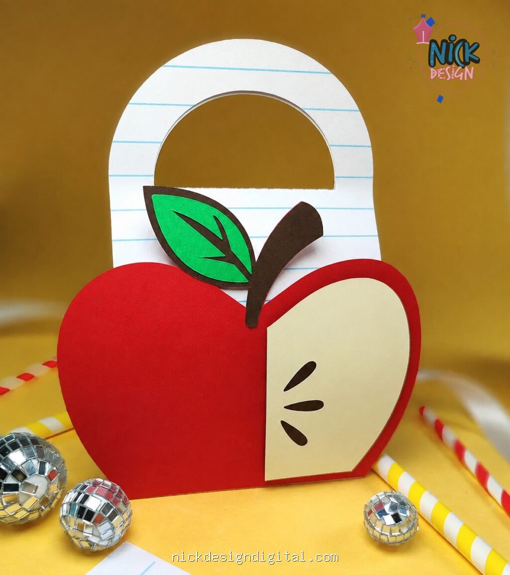 Caixa Apple Dia dos Professor (svg e studio) - Imagem 6