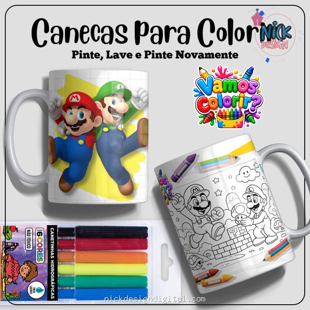 Coleção Dia das Crianças para colorir 2026 - Imagem 20