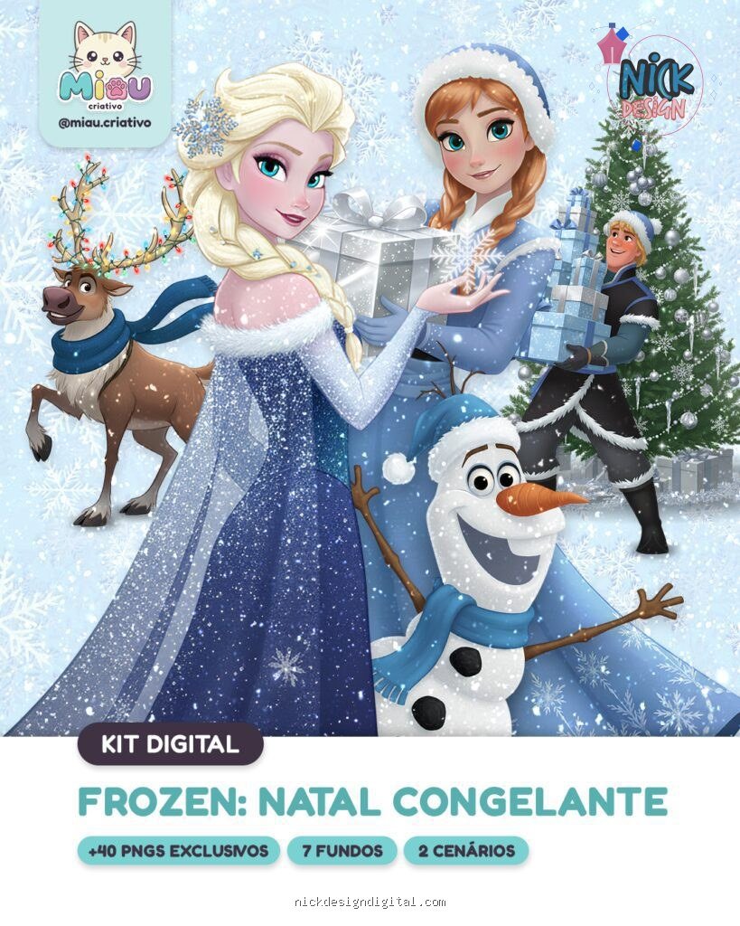 Frozen Natal Congelante - Kit Digital