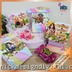 4 modelos de mini calendários de mesa meninas 2026 (Iza)