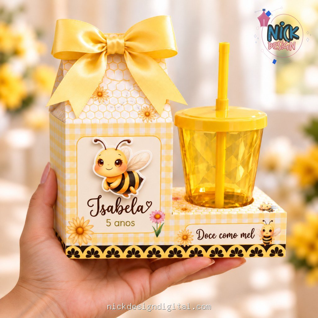 Abelhinha - Caixa Milk Twister Cineminha - Imagem 3
