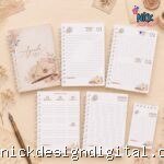 Coleção Cápsula – Cartas Vintage Agendas Caderno Bloquinho