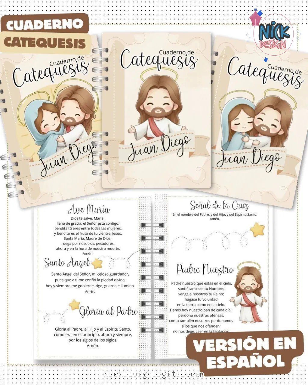 Caderno de Catequese Infantil – Versão em Espanhol - Imagem 1
