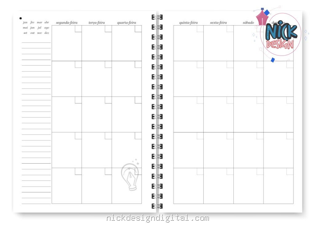 Miolo Planner Spring Permanente (Trilha de Papel) - Imagem 7