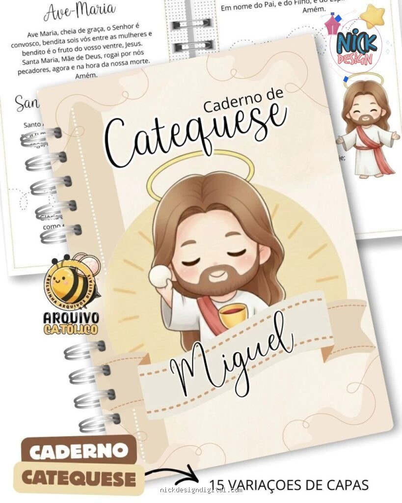 Caderno de Catequese - Nova Versão (Abelhinha)