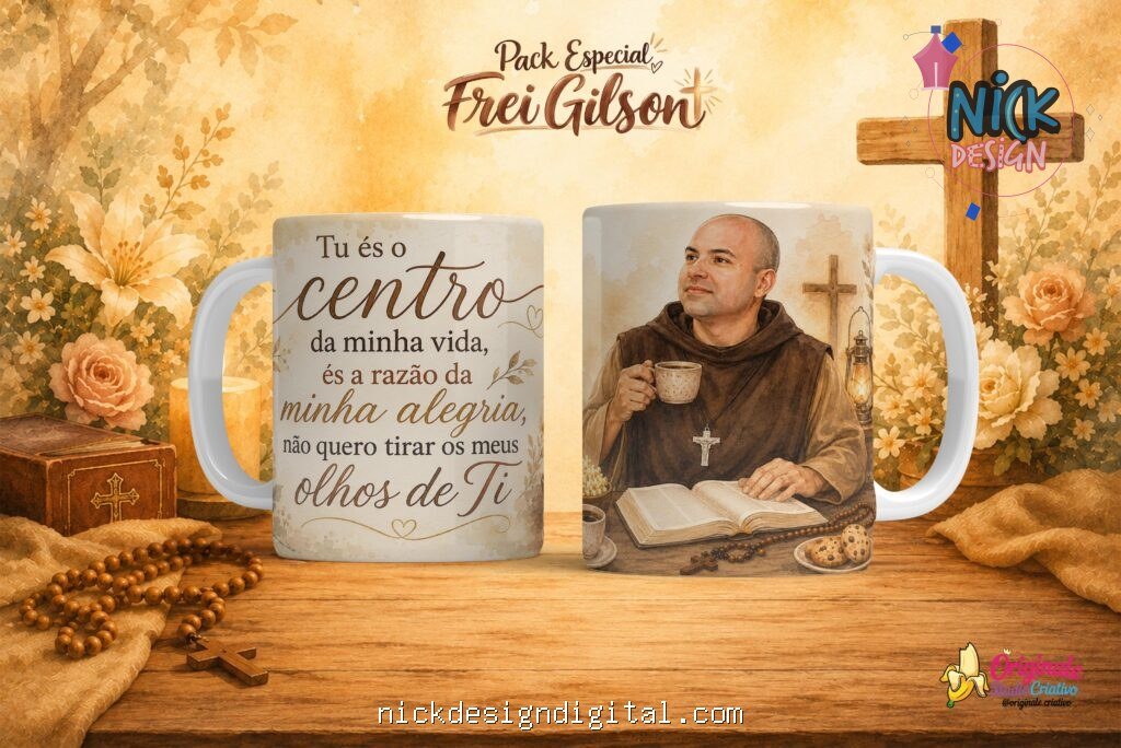 Coleção Frei Gilson - Artes para Canecas - Imagem 3