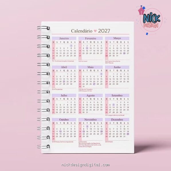 Calendário para atualização de agenda 2027/28 – A5 (Telma Contel)