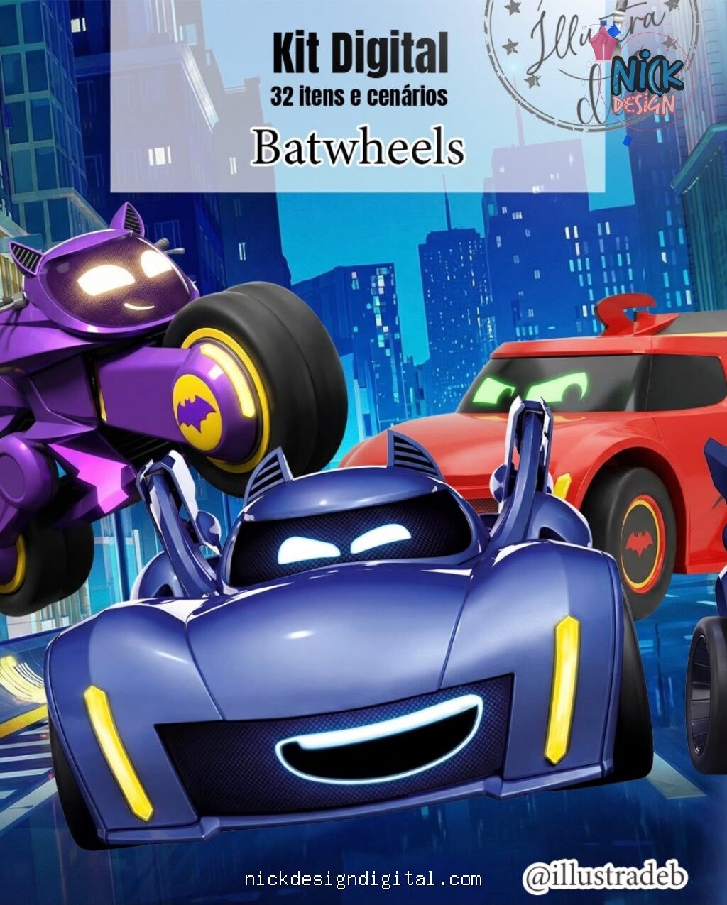 BatWheels - Kit Digital - Imagem 1