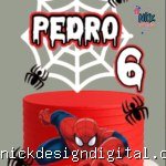 Homem Aranha - Topo de Bolo
