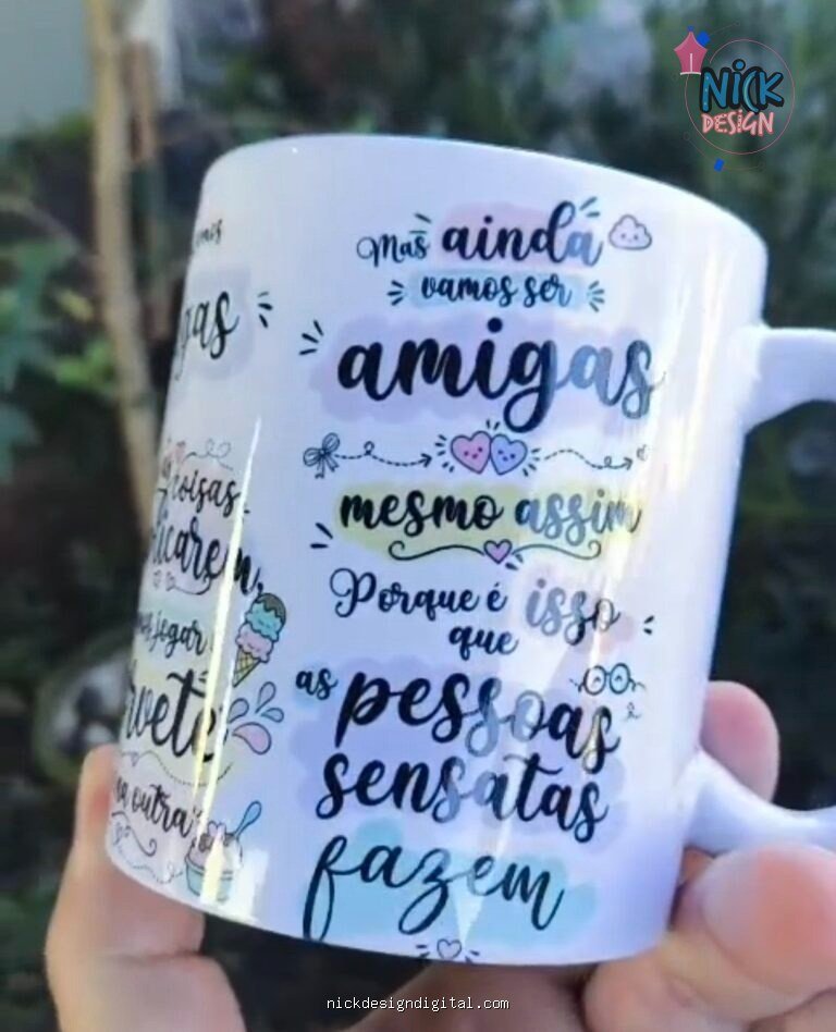 Amiga Mesmo Assim - Arte Avulsa Caneca - Imagem 1
