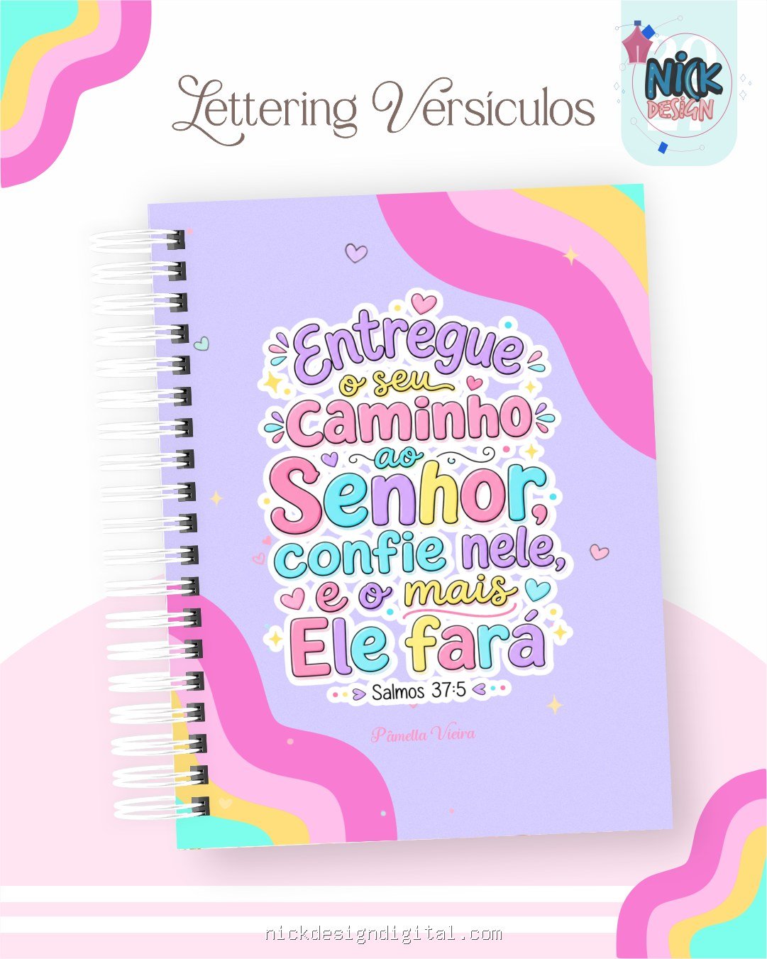 Lettering Versículos – Coleção BIG 2027 (Pamella)