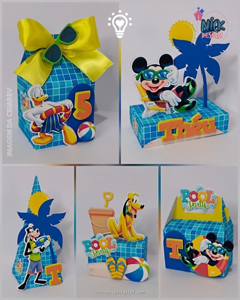 Mickey Pool - Kit Festa Pronta
