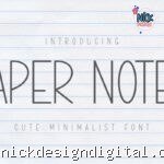 Paper Notes - Fonte p/ Instalar