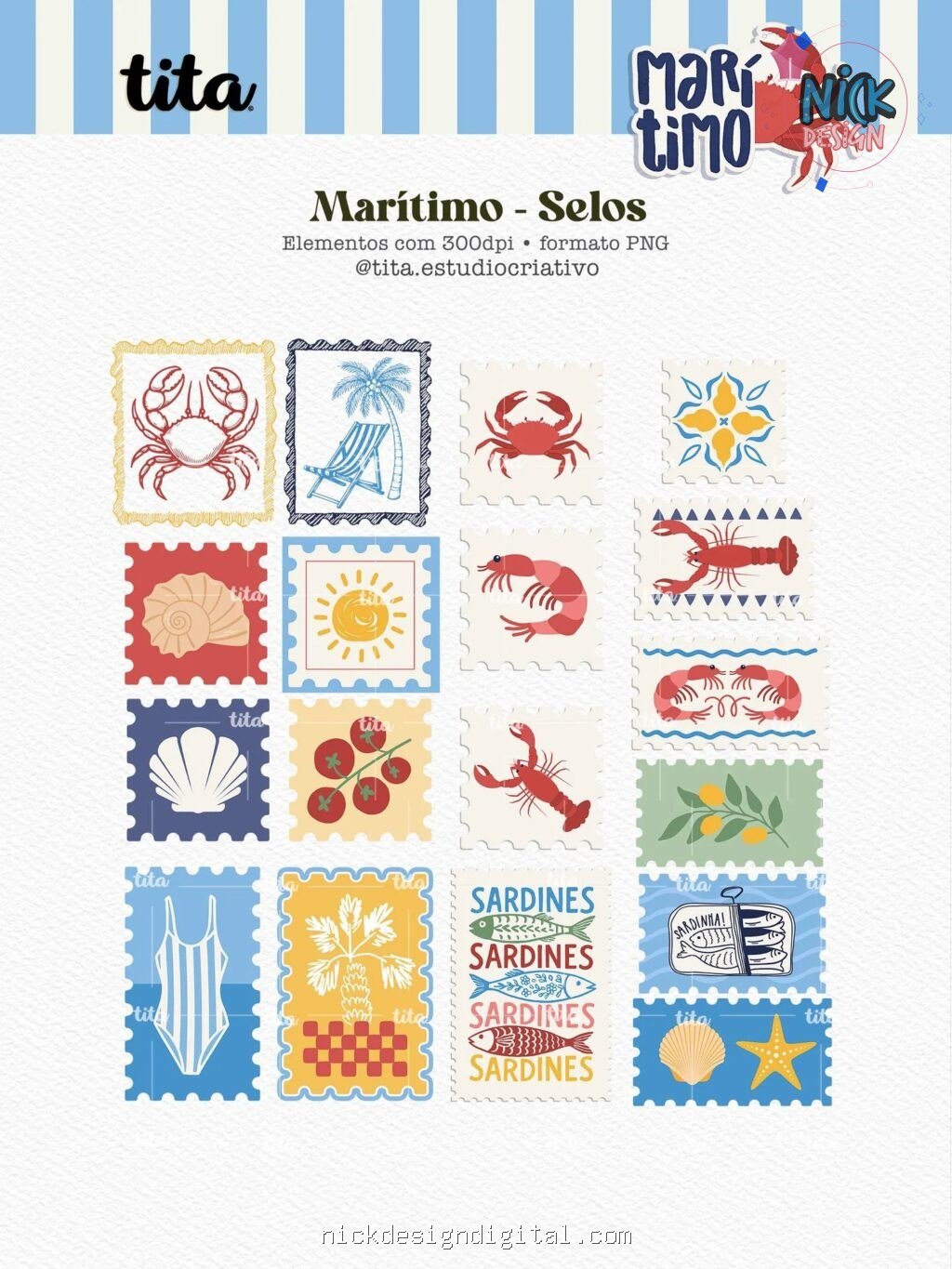 Maritimo - Combo Ilustrações (Tita) - Imagem 6