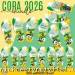 Copa 2026 - Artes para Chinelos