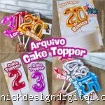 Números Cake Toppper