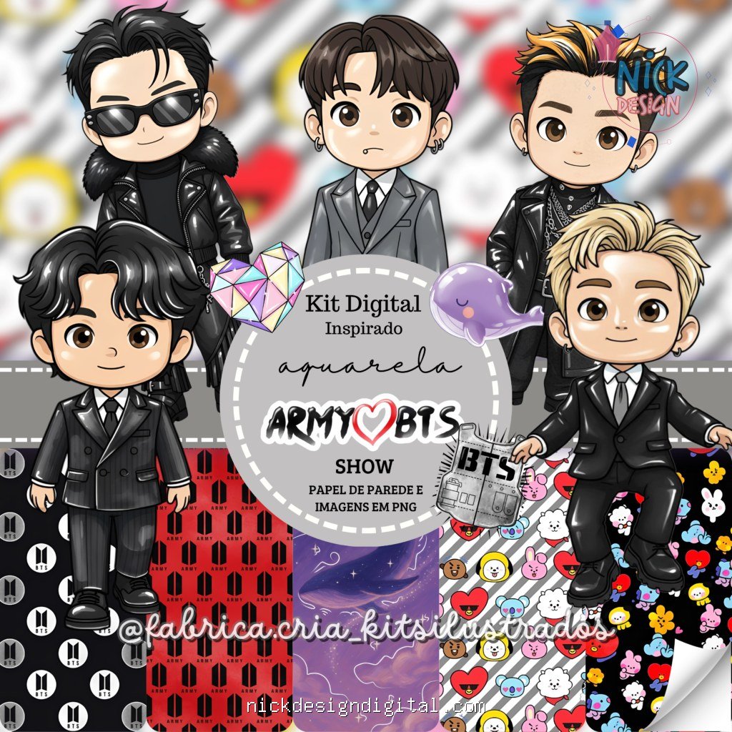 Inspirado Bts Show - Kit Digital - Imagem 1