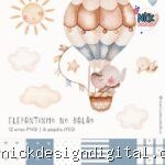 Elefantinho no Balão - Kit Digital