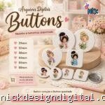 Buttons Meninas Teen