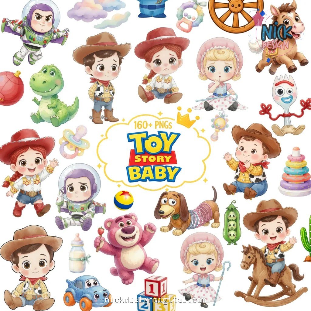 Toy Story Baby - Kit Digital - Imagem 1