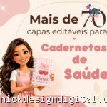 Pack Capas Caderneta + Capas Livro do Bebê