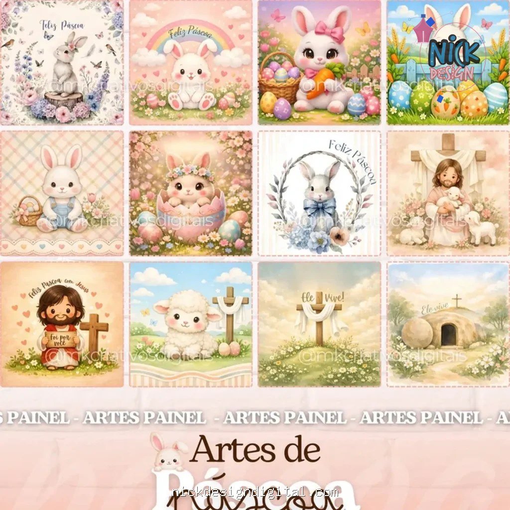 Artes Painel Páscoa - Imagem 4