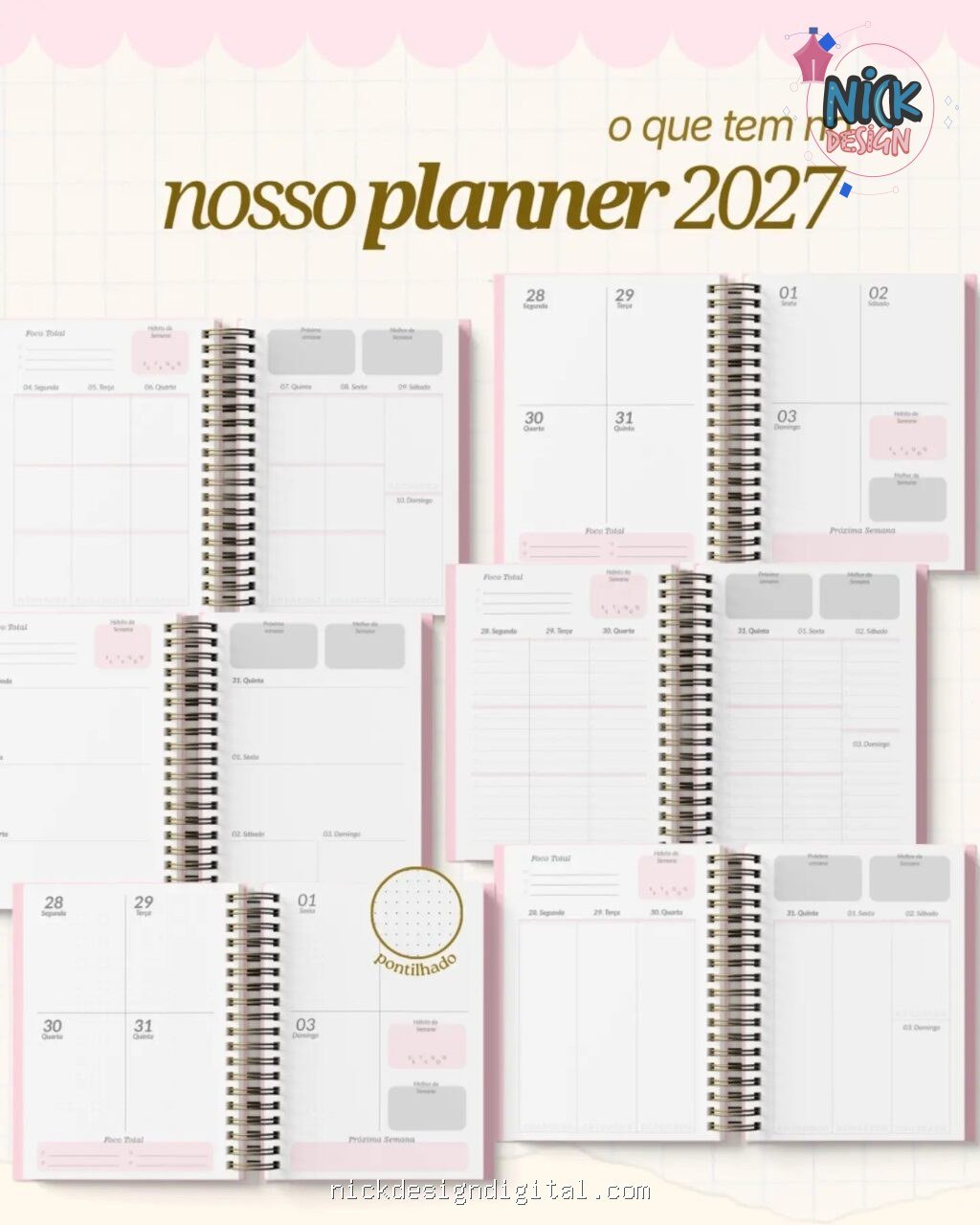 Kit Miolos Planners 2027 - Imagem 2