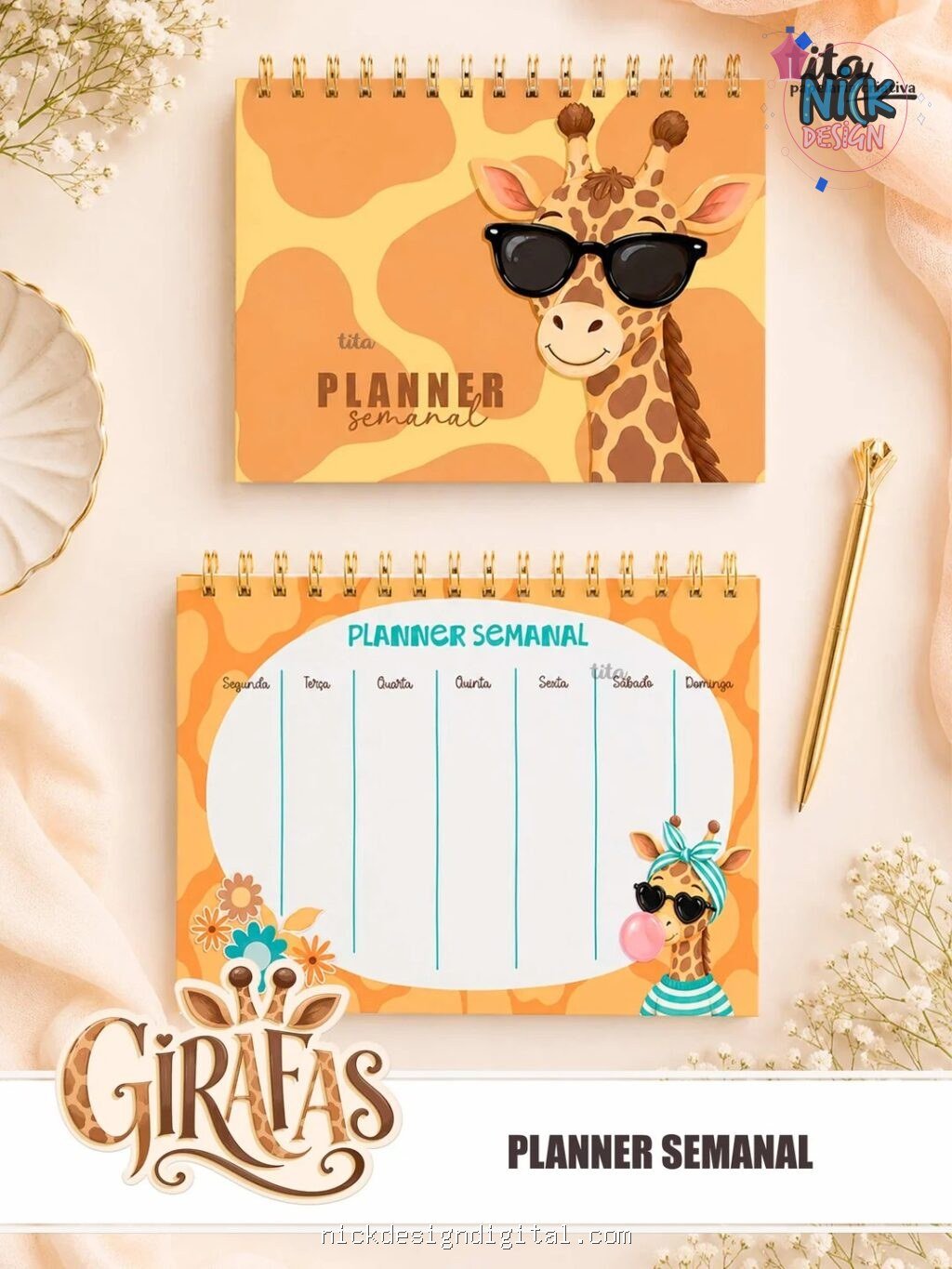 Girafas - Combo Encadernação - Imagem 13