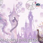 Rapunzel Silhoueta - Kit Digital
