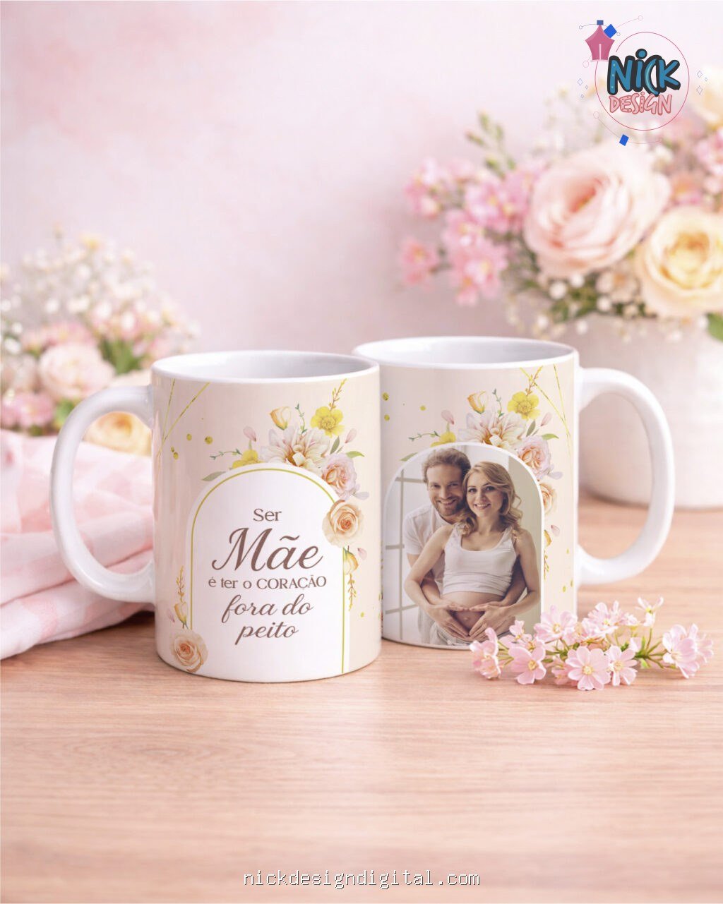 Dia das Mães V7 COM FOTO - Artes Canecas - Imagem 3